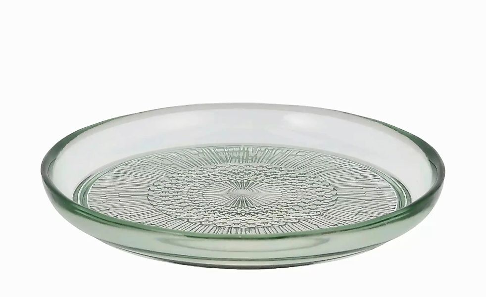 Bitz Dessertteller  Kusintha ¦ grün ¦ Glas ¦ Maße (cm): H: 2  Ø: 18 Geschir günstig online kaufen