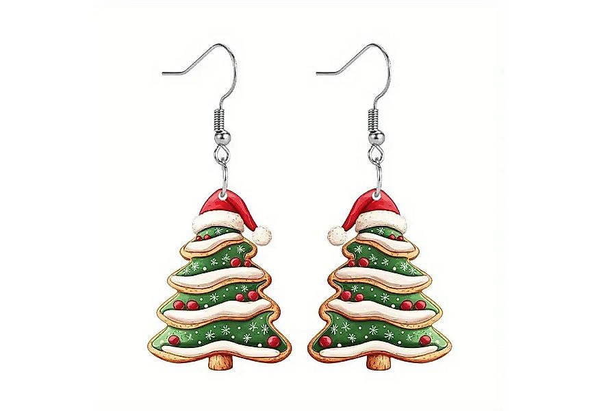 ONE ELEMENT Paar Ohrhänger Weihnachtsschmuck Ohrringe Ohrhänger Weihnachtsb günstig online kaufen