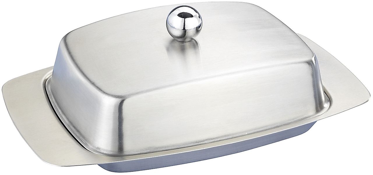Maximex Butterdose »Edelstahl«, (1 tlg.), Butterbehälter für 250 g Butter z günstig online kaufen