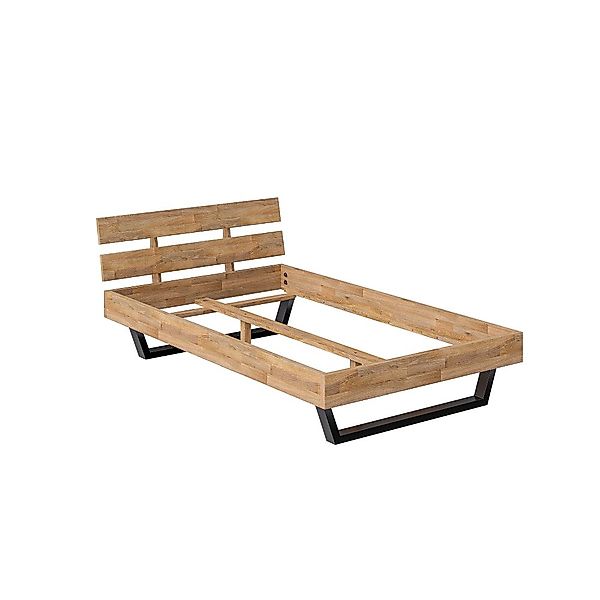 skølm Massivholzbett Alver, natur geölt mit günstig online kaufen