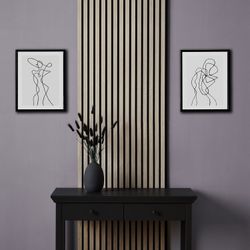 Homestyle4u Wandpaneel 60x120 60x60 1/2/4 Paneele günstig online kaufen