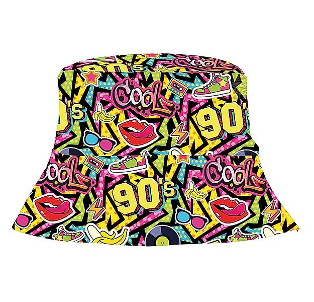 Fiestas Guirca Kostüm Hut 90er Jahre bunt günstig online kaufen