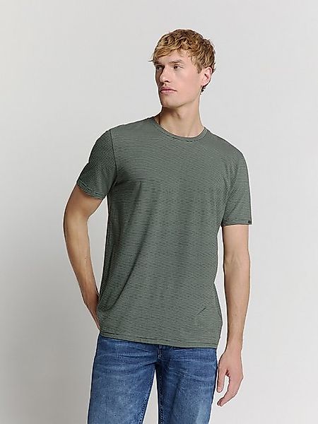 NO EXCESS T-Shirt No Excess Gestreiftes Crewneck t-shirt günstig online kaufen