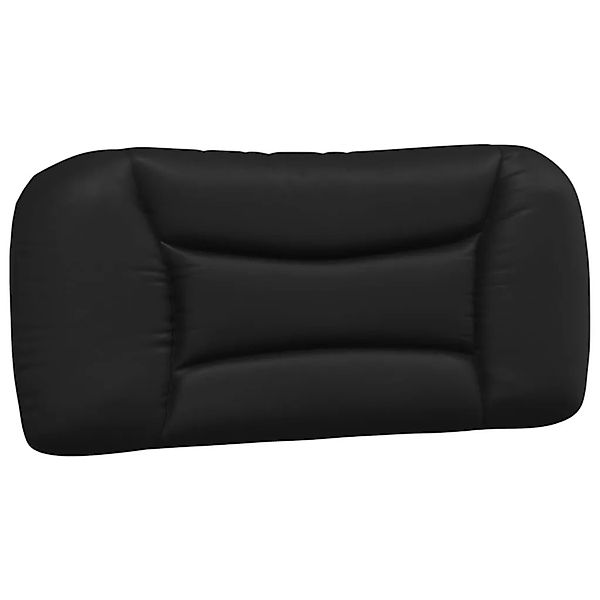 vidaXL Kopfteil-Kissen Hvar Schwarz 80 cm Kunstleder 374532 günstig online kaufen