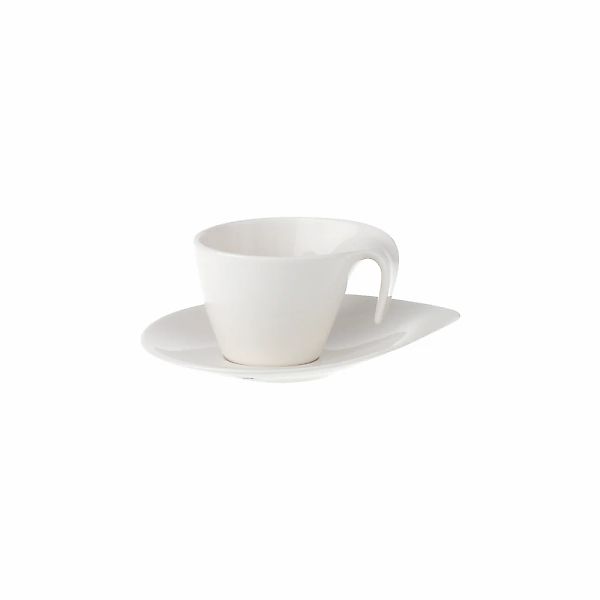 Villeroy & Boch Tasse "Espressotasse mit Untertasse Flow 100 ml weiß" günstig online kaufen