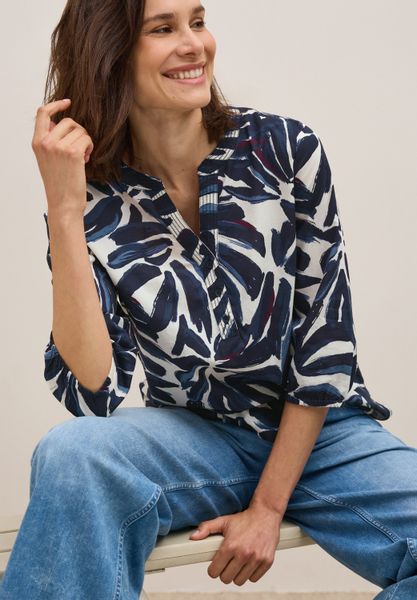 CECIL Klassische Bluse mit All-Over Print günstig online kaufen