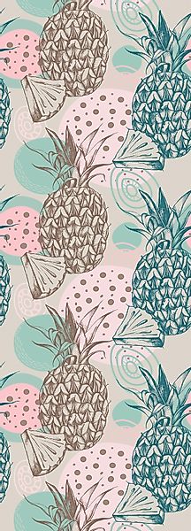 queence Vinyltapete »Acethea« Motiv   bedruckt   botanisch   floral   gemus günstig online kaufen
