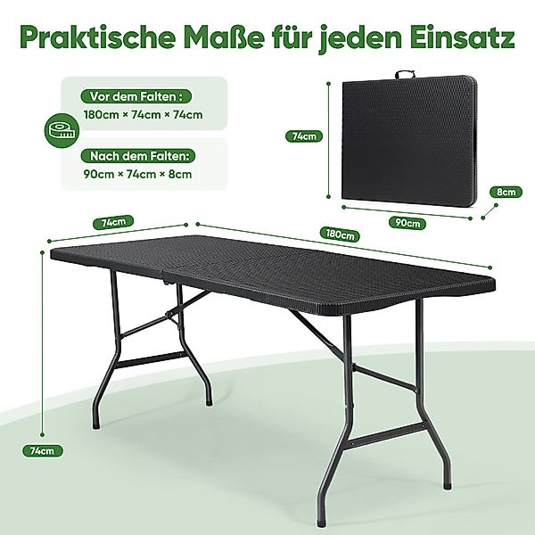 Sekey Klapptisch Campingtisch Klappbar Partytisch Buffettisch günstig online kaufen