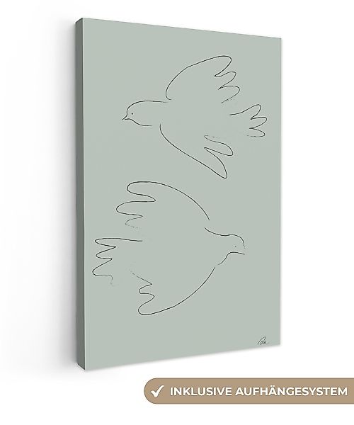 OneMillionCanvasses® Leinwandbild Tauben - Vögel - günstig online kaufen