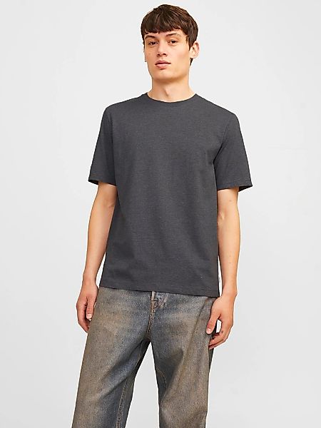 Jack & Jones Rundhalsshirt "JJEORGANIC MELANGE TEE SS O-NECK NOOS", in Mela günstig online kaufen