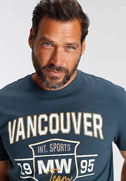 Mans World T-Shirt Kurzarm, bedruckt, Rundhalsausschnitt, aus Baumwolle günstig online kaufen