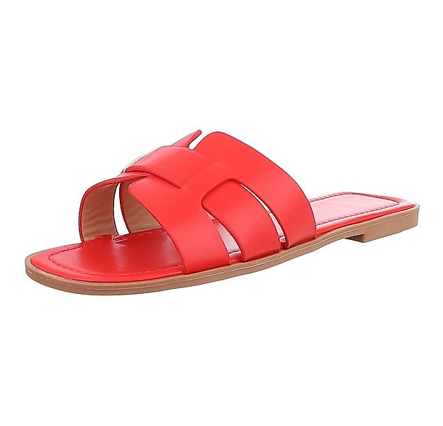 Ital-Design Moderne Sandalen für Freizeit und Sommervergnügen Pantolette (8 günstig online kaufen