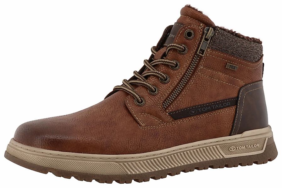 TOM TAILOR Winterboots Schnürboots, Winterboots mit Reißverschluss günstig online kaufen
