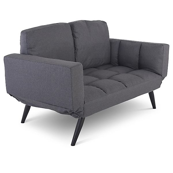 Raburg Schlafsofa 2-Sitzer, klappbare Gästebett-Funktion, Armlehnen, günstig online kaufen