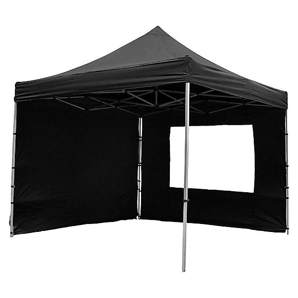 VCM Faltpavillon PROFI schwarz Polyester-Mischgewebe B/H/L: ca. 300x220x300 günstig online kaufen