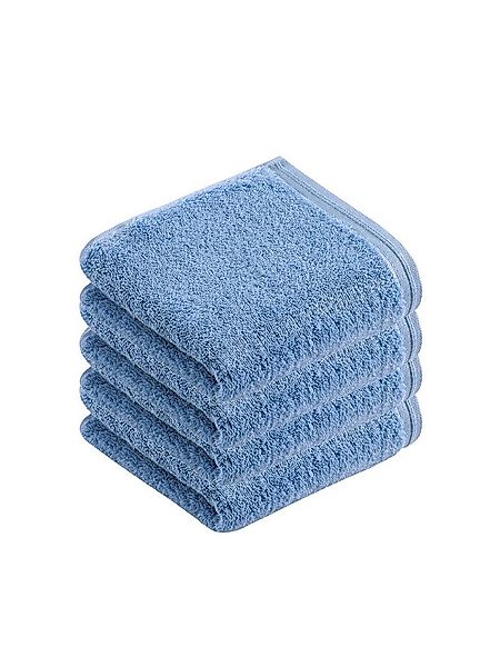 Vossen Gästehandtücher 4er Pack Gästetuch 40 x 60 cm Vegan Life, Frottier ( günstig online kaufen