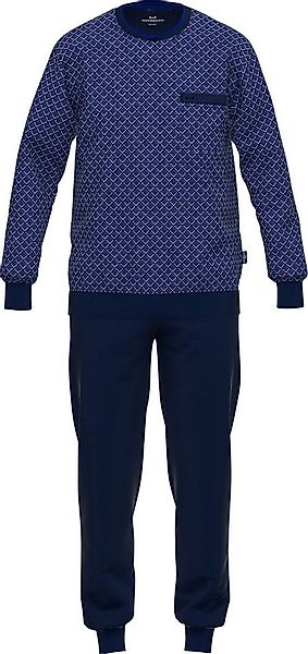 GÖTZBURG Pyjama Herren-Schlafanzug Single-Jersey gemustert günstig online kaufen