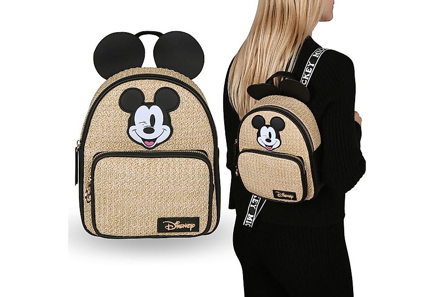 Sarcia.eu Cityrucksack Disney Mickey Mouse Damenrucksack beige mit Ohren, g günstig online kaufen