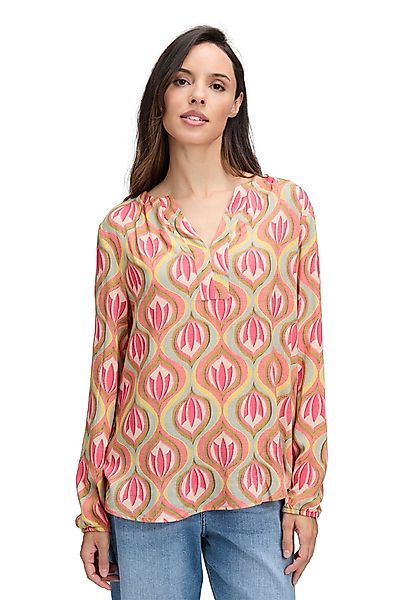 Cartoon Schlupfbluse Cartoon Damen Casual-Bluse mit günstig online kaufen