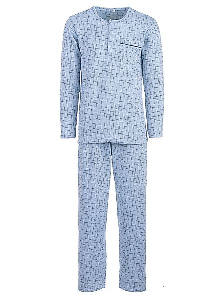 Lucky Schlafanzug Thermo Pyjama Set Langarm günstig online kaufen