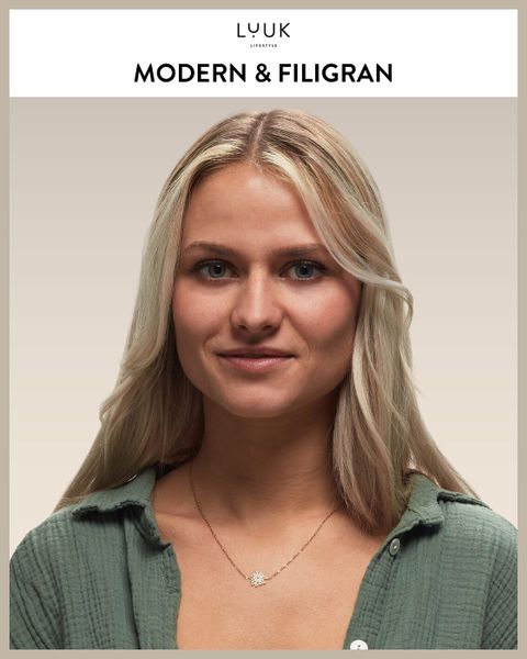 LUUK LIFESTYLE Kette mit Anhänger Edelweiss, günstig online kaufen
