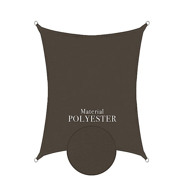 anndora Sonnensegel Tarp 3x4m Sonnenschutz, wasserdichter günstig online kaufen