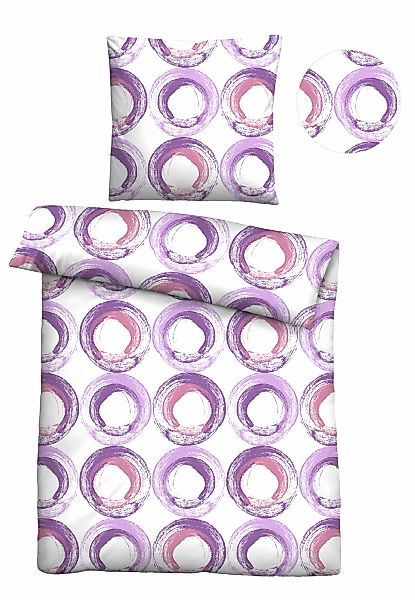 Castell - Markenbettwäsche Bettwäsche "0260990" 2 Stk. tlg. absolut bügelfr günstig online kaufen