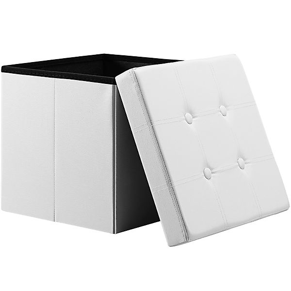 Casaria Sitzhocker, mit Stauraum Dunkelgrau Faltbar günstig online kaufen