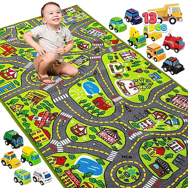 JOYIN Teppichboden Kinderzimmer 80x150cm mit 12 günstig online kaufen