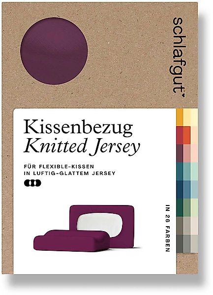 Schlafgut Kissenbezug »Pure flexibler Kissenbezug für Nackenstützkissen«, ( günstig online kaufen