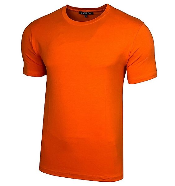 Baxboy T-Shirt Baxboy Herren Uni Basic Kurzarm Slim Fit T-Shirt B-55 günstig online kaufen