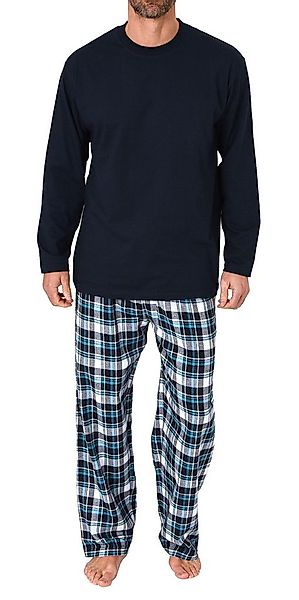 Normann Pyjama Herren Schlafanzug lang mit Flanell-Hose - 223 10 872 günstig online kaufen