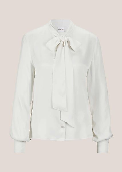 MADELEINE Langarmbluse "Bluse Satinbluse mit Schluppe" günstig online kaufen