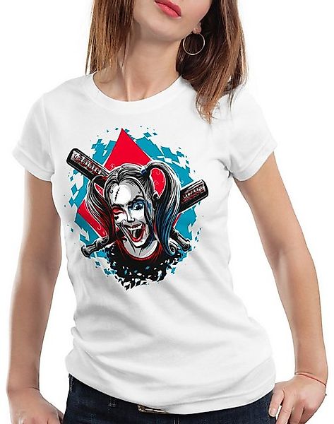 style3 T-Shirt Harley Quinn joker punk baseball batman joker gotham günstig online kaufen