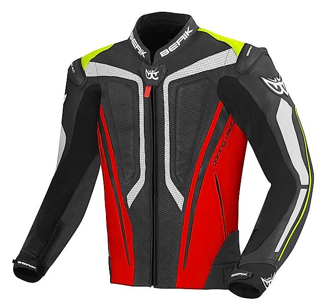 Berik Motorradjacke Street Pro Motorrad Lederjacke perforiert günstig online kaufen