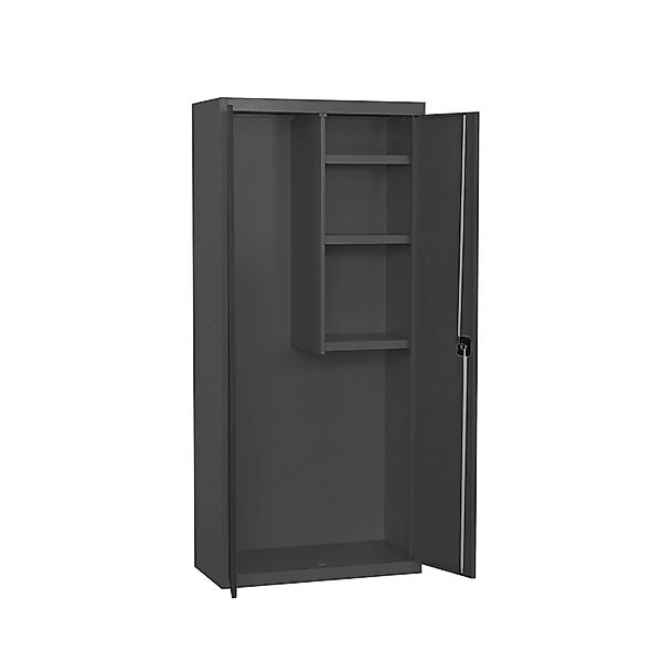 PROREGAL Putzmittelschrank AMEGO HxBxT 180 x 80 x 40 cm 3x Fachboden Anthra günstig online kaufen