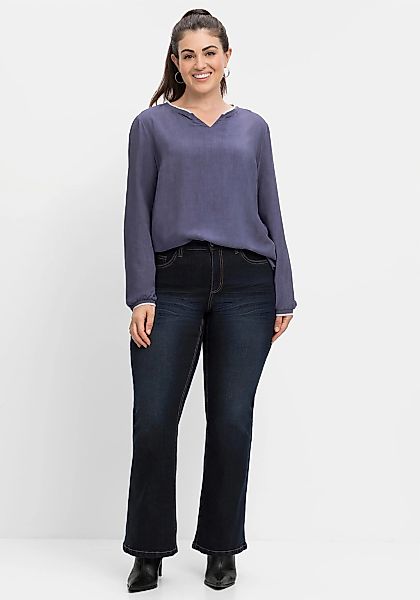 Sheego Bootcut-Jeans 1 Stk. tlg. günstig online kaufen