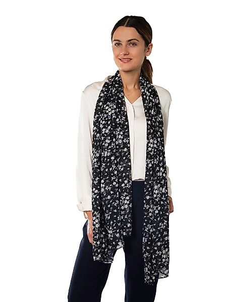 MayTree Modeschal leichter Chiffonschal Damen Millefleurs günstig online kaufen