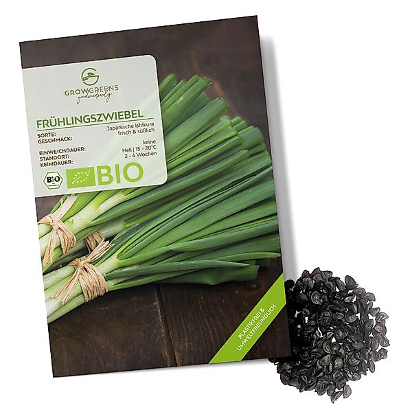 Growgreens Gemüsesamen BIO Frühlingszwiebel Samen (Japanische günstig online kaufen