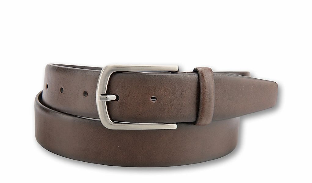 BERND GÖTZ Ledergürtel "Ledergürtel im klassischen Stil mit Schattenkante" günstig online kaufen