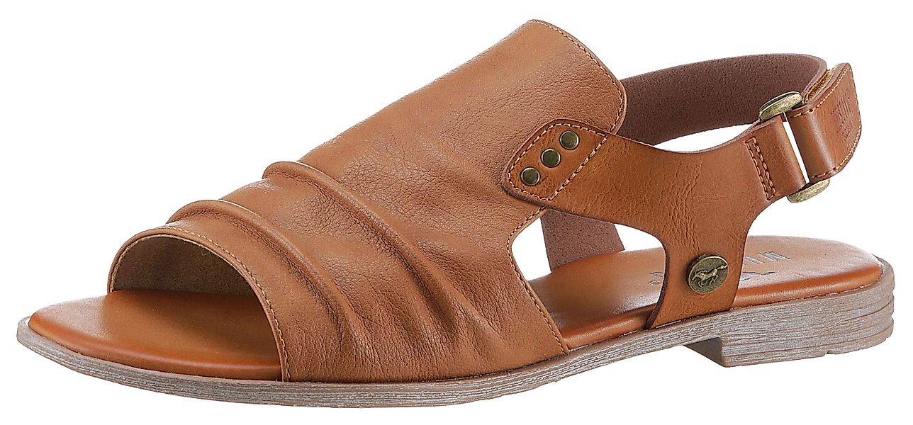 Mustang Shoes Riemchensandale, Sommerschuh, Sandalette, Blockabsatz, günstig online kaufen