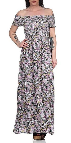 Maxikleid Sommerkleider für Damen luftig & leichte Strandkleider mit Blumen günstig online kaufen