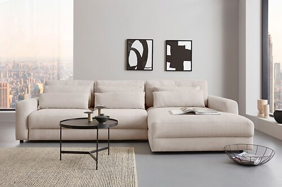 Places of Style Ecksofa »Bloomfield, bequem und elegant, L-Form«, wahlweise günstig online kaufen