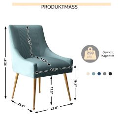 SEYNAR Esszimmerstuhl Polsterstuhl Samtstuhl Wohnzimmerstuhl mit günstig online kaufen