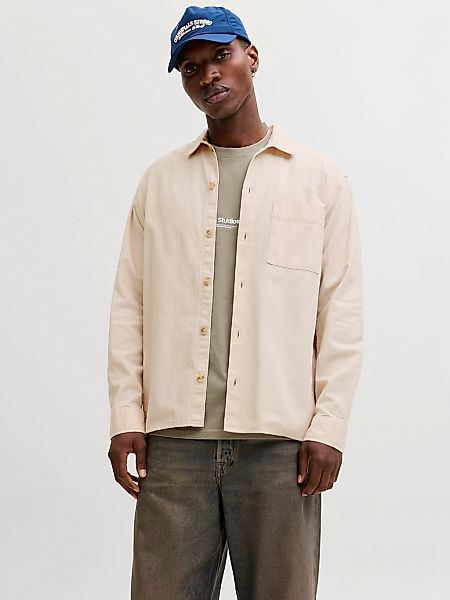 Jack & Jones Langarmhemd "JJETRISTAN OVERSHIRT LS SN" mit Knopfleiste günstig online kaufen
