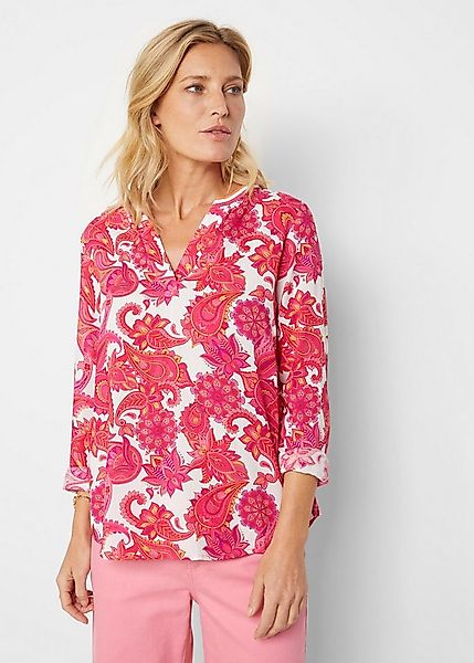 bonprix Tunika Tunikabluse aus fließender Viskose günstig online kaufen