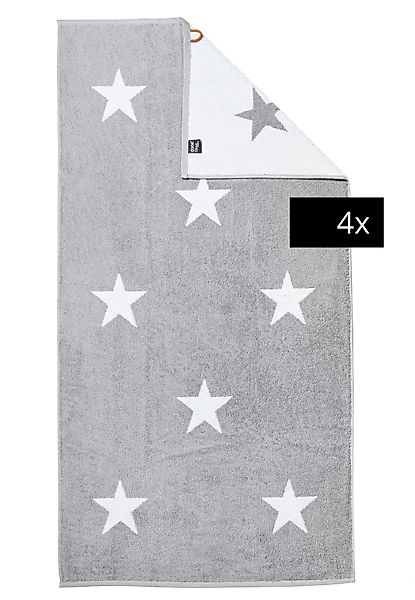 done.® Duschtücher DAILY SHAPES, Jacquard-Walkfrottier (4-St) günstig online kaufen