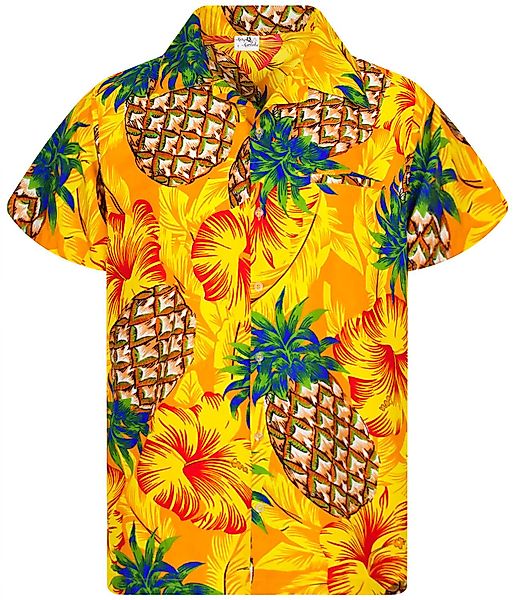 King Kameha Hawaiihemd Pineapple Hibiscus Funky günstig online kaufen
