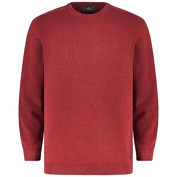 RAGMAN Rundhalspullover aus Baumwolle Farbe dunkelrot Größe: 4XL günstig online kaufen
