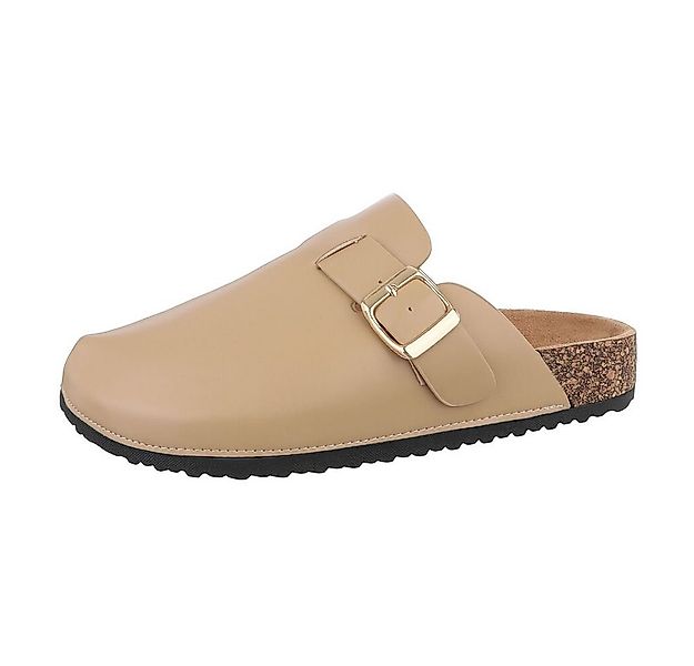 Ital-Design Damen Mules Freizeit Pantolette (85275969) Flach Pantoletten in günstig online kaufen